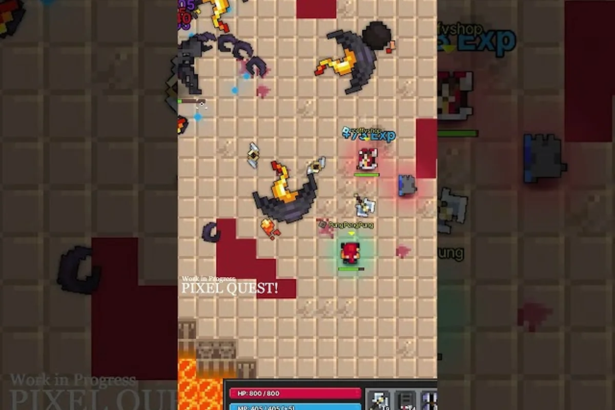 Pixel Quest bullet hell guide: dodge and pick a class